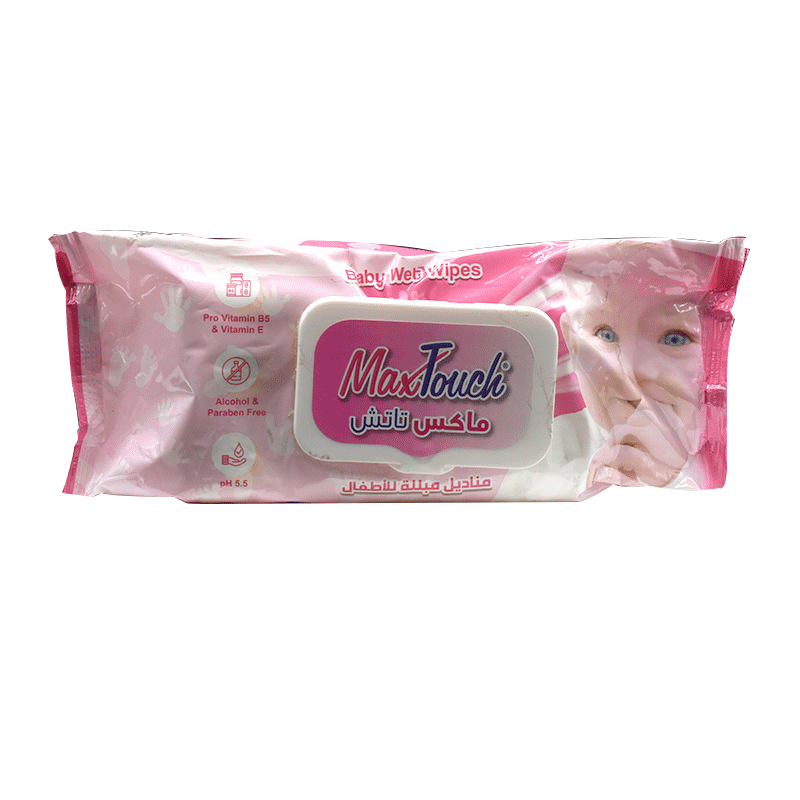 Max Touch Baby Wet Wipes 80pcs image number 0