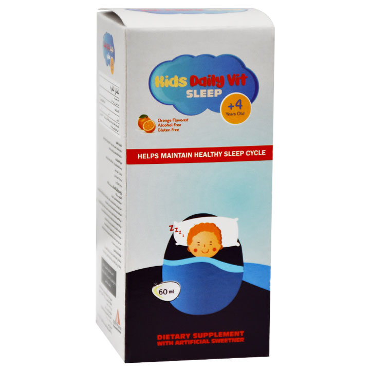 Kids Daily Vit Sleep (+4 Years) Syrup 60ml image number 0