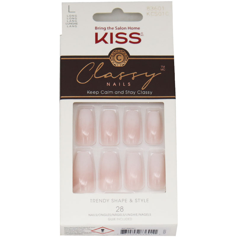 Kiss Classy Nails 28 pieces /Kcs01C image number 0