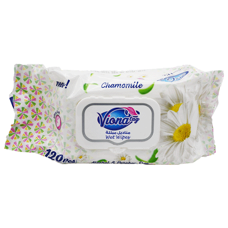 Vionatag Wet Wipes Chamomile 120 Pieces image number 0