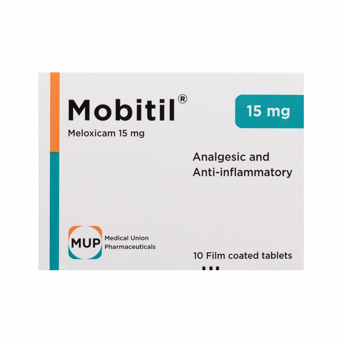 Mobitil 15mg 10 Tablets image number 0
