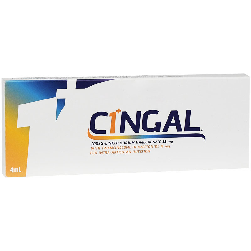Cingal (88mg+18mg) 4ml 1 Perfilled Syringe (Refregirated) image number 0