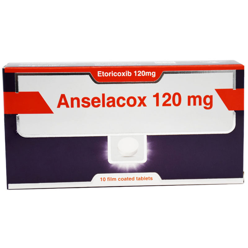 Anselacox 120mg 10 Film Coated Tablet image number 0