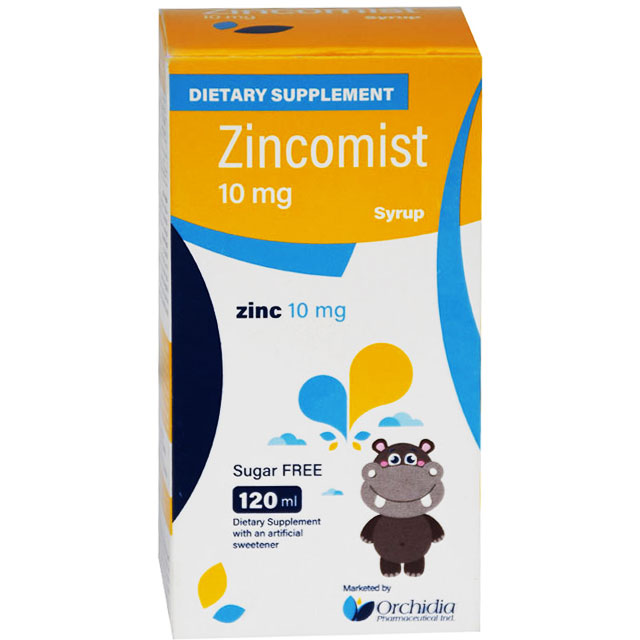 Zincomist 10mg Sugar Free Syrup 120ml image number 0