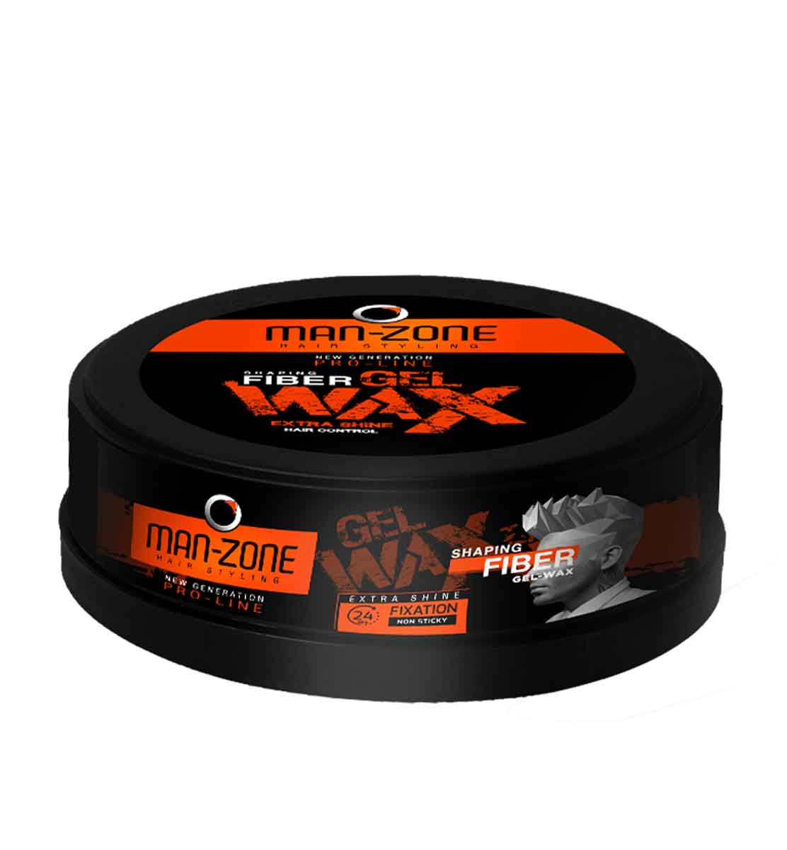 Man Zone Wax Extra Shine Hair Styling Fiber Gel 125ml image number 0