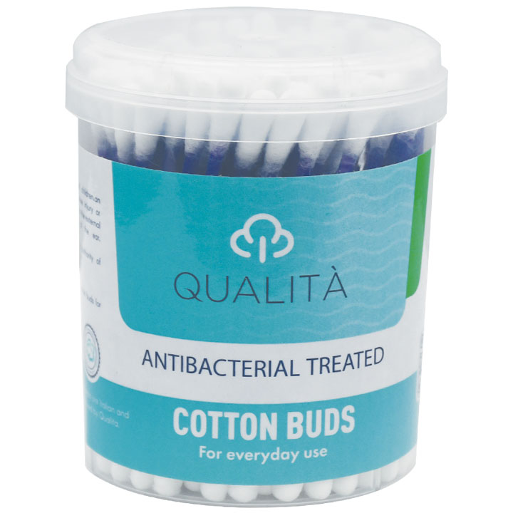 Qualita Cotton Buds Jar 100 Pieces image number 0
