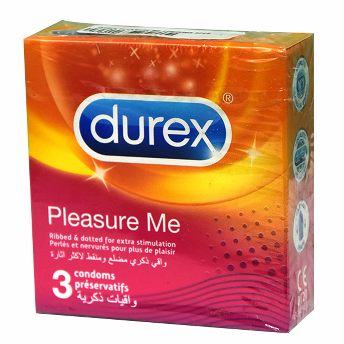 Durex Pleasure Me Condoms 3pcs image number 0