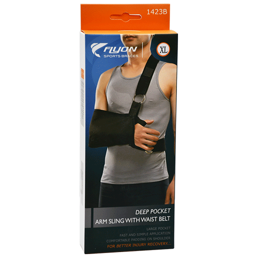 Flyon Deep Pocket Arm Sling With Waist Belt X-Large /1423b image number 0