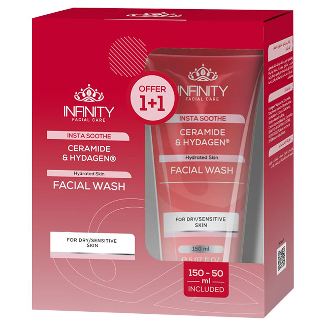 Infinity Insta Soothe Facial Wash (150ml + 50ml) (Offer Pack) image number 0