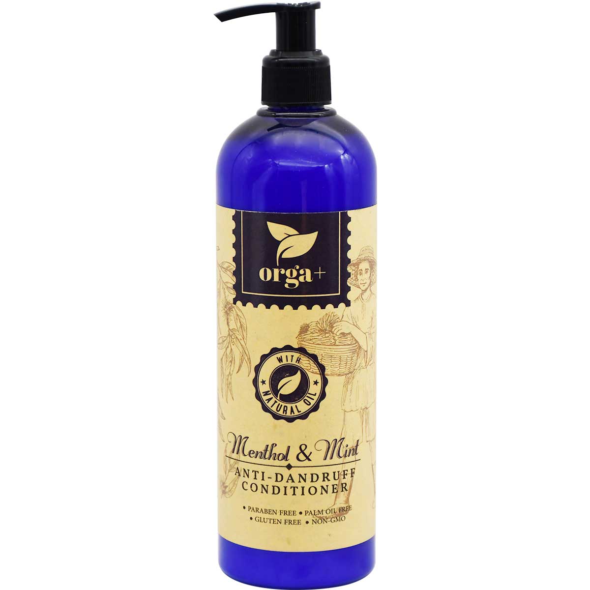 Orga+ Menthol and Mint Anti Dandruff Conditioner 500ml image number 0