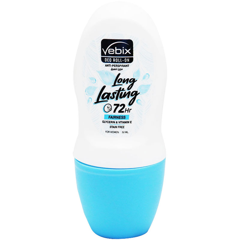 Vebix Long Lasting Fairness Deodorant Roll On for Women 50ml image number 0