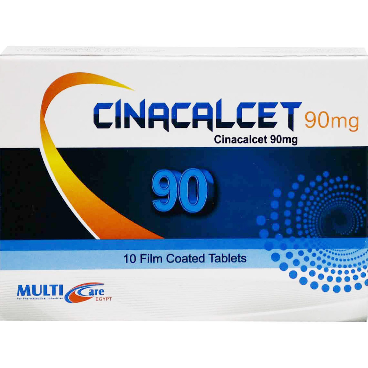 Cinacalcet 90 mg 10 Film Coated Tablets image number 0