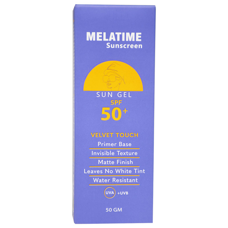 Melatime Sun screen SPF (50+) Gel 50gm image number 0