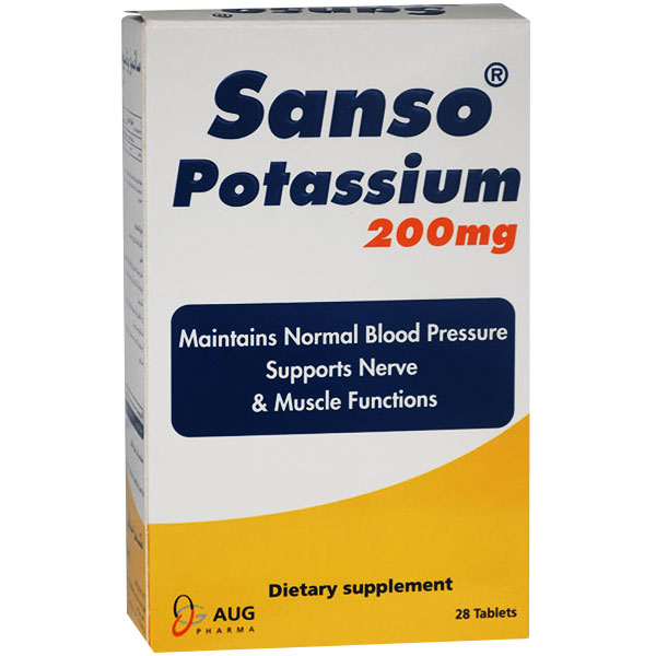 Sanso Potassium 200mg 28 Tablets image number 0