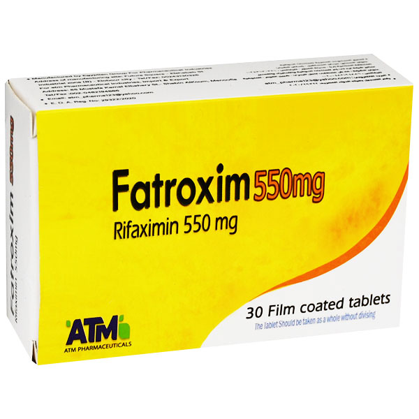 Fatroxim 550mg 30 Film Coated Tablets image number 0