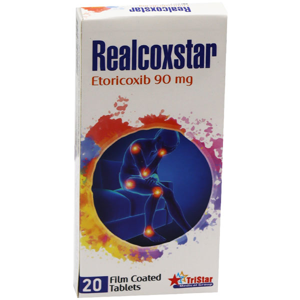 Realcoxstar 90mg 20 Film Coated Tablets image number 0