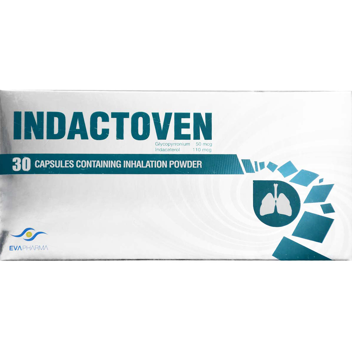 Indactoven (50 &mu;g+110 &mu;g) 30 Capsules + 1 Inhaler image number 0