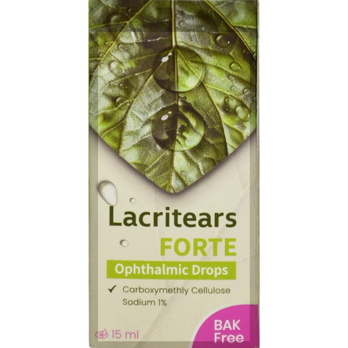 Lacritears Forte 1% Ophthalmic Drops 15ml image number 0