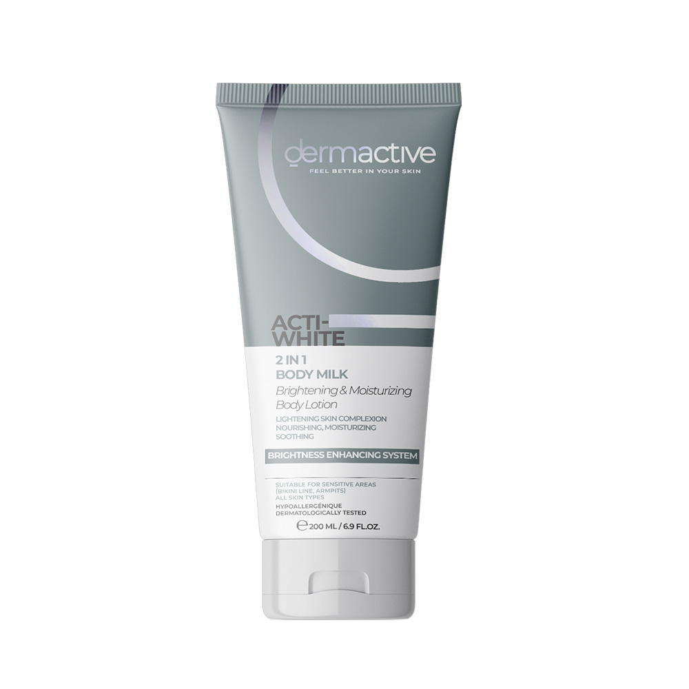 Dermactive Acti White 2 In1 Body Milk Lotion 200ml image number 0