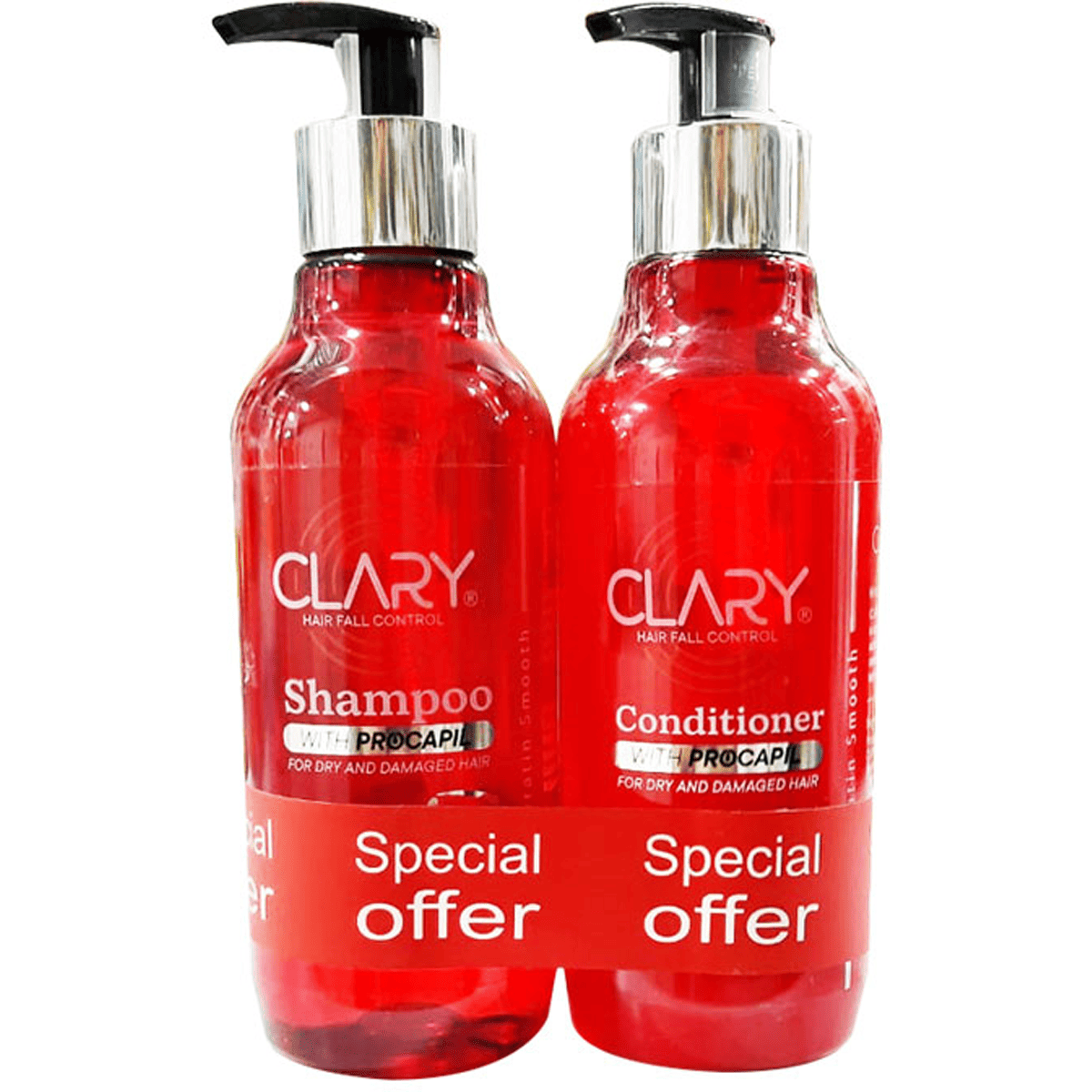 Clary Procapil (Shampoo+Conditioner) 300ml (Offer Pack) image number 0