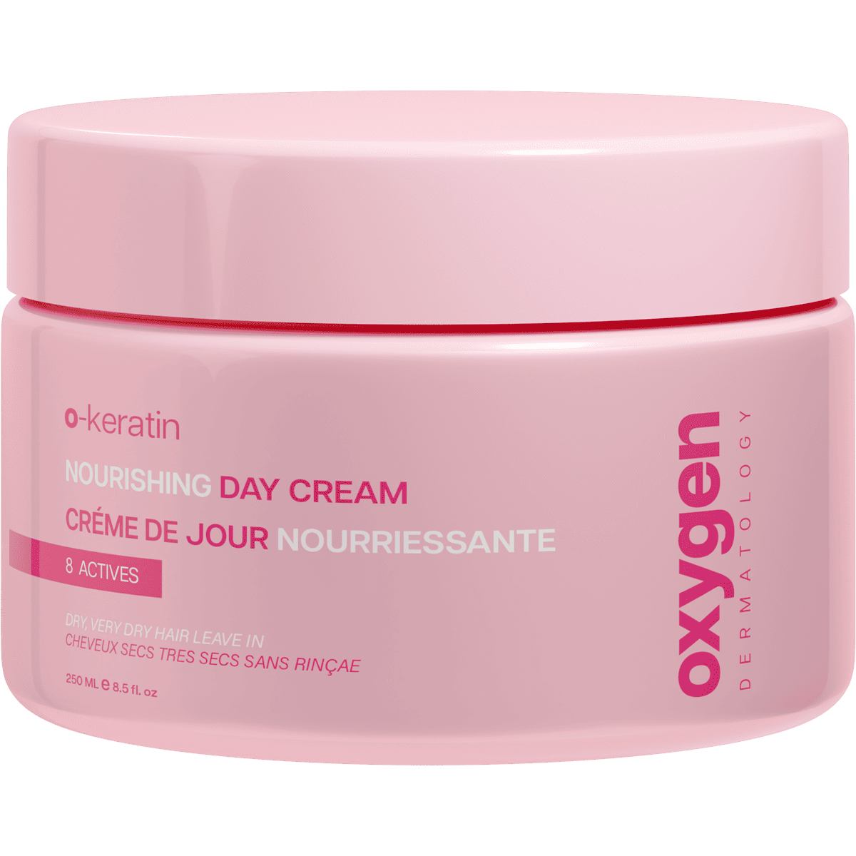 Oxygen O-Keratin Nourishing Day Cream for Dry Hair 250ml image number 0
