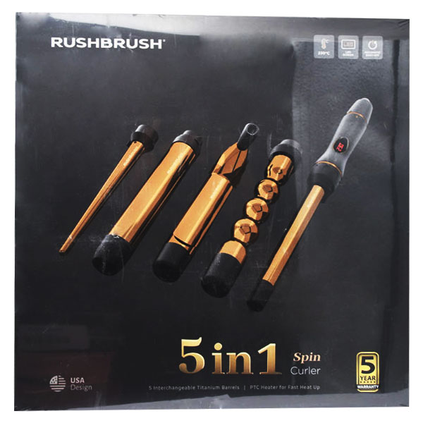 Rush Brush 5X1Spin Curler image number 0