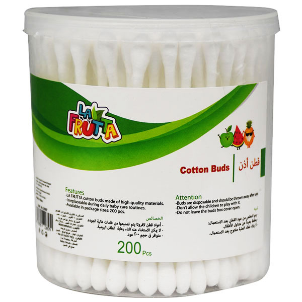 La Frutta Baby Cotton Buds 200 pieces image number 0