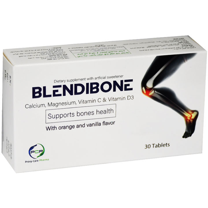 Blendibone (Orange and Vanilla Flavor) 30 Tablets image number 0