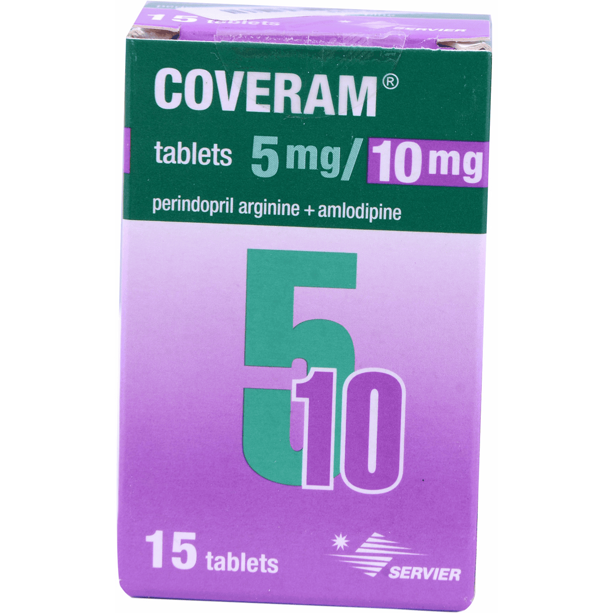 Coveram 5/10mg 15 Tablets image number 0