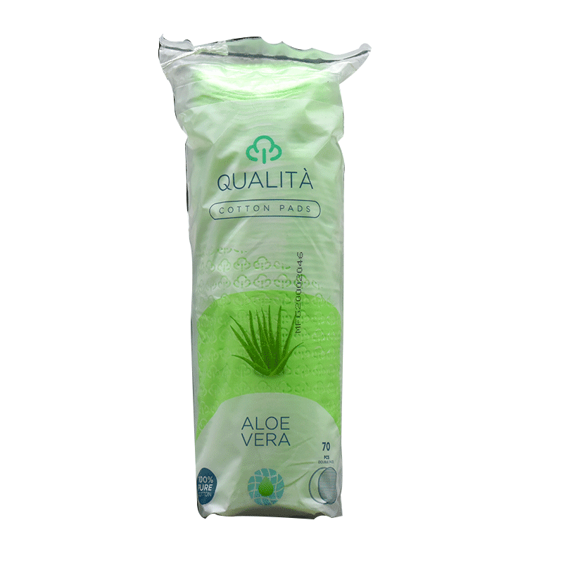 Qualita Cotton Pads Aloe Vera 70pcs image number 0