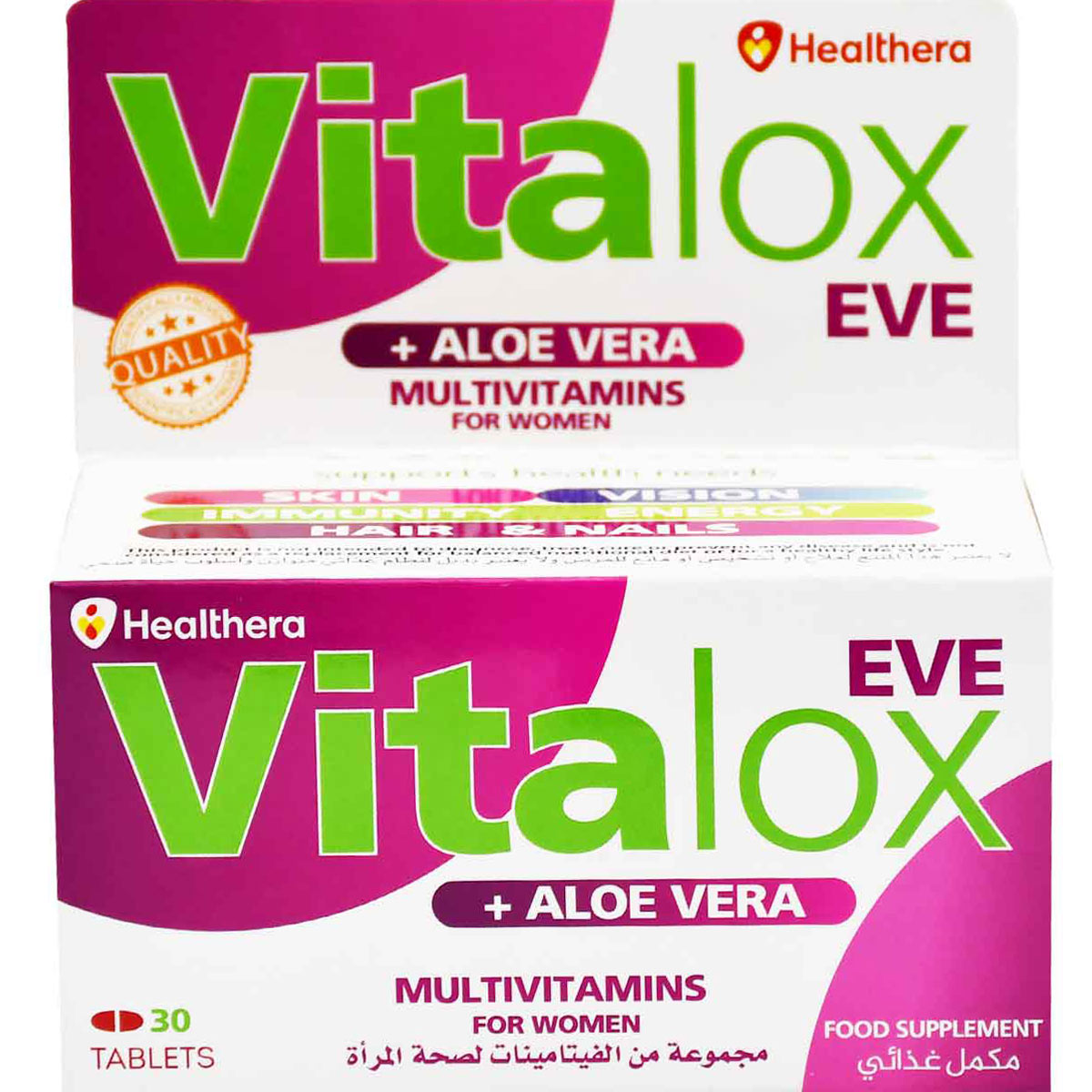 Vitalox Eve + Aloe Vera For Women 30 Tablets image number 0