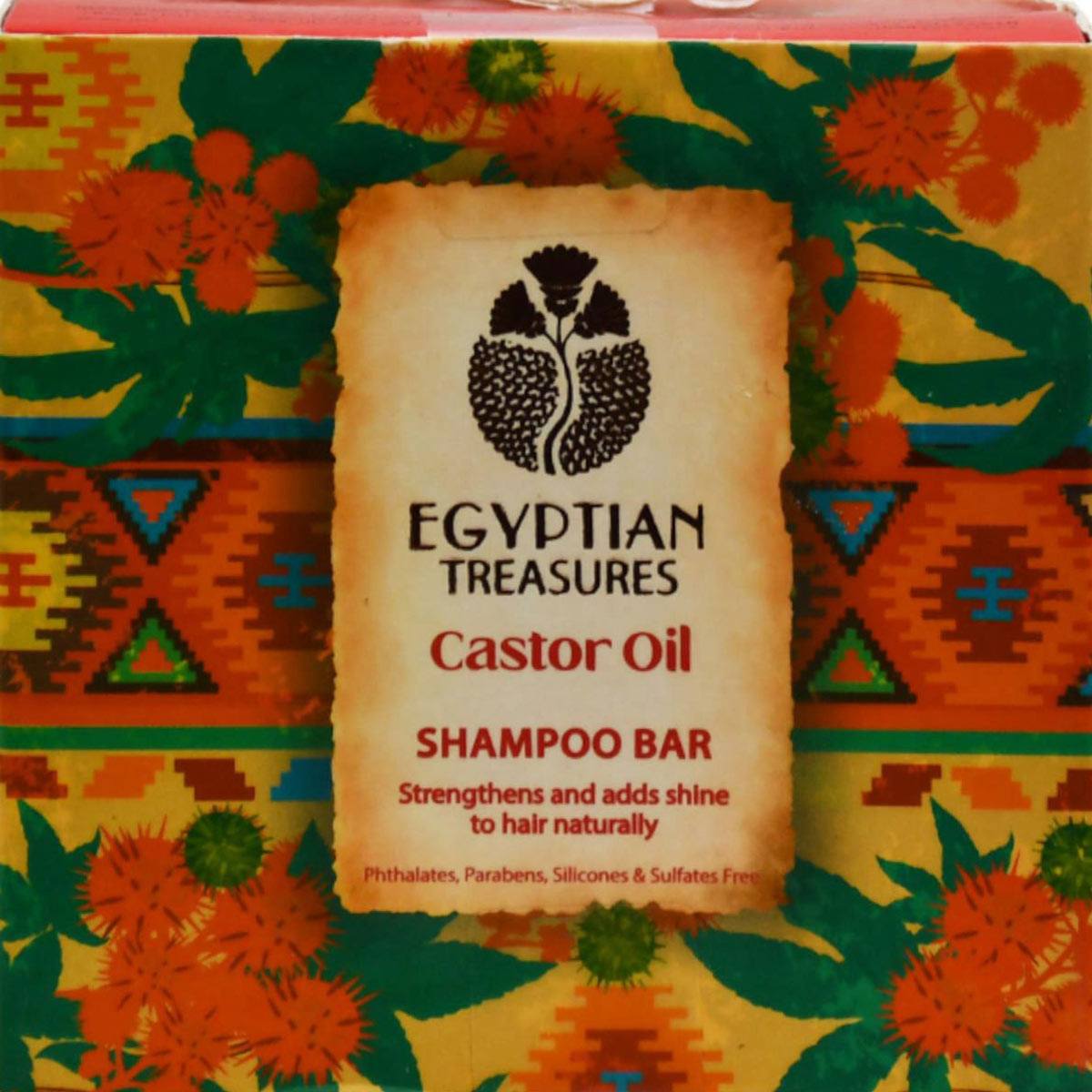 Egyptian Treasures Castor Oil Shampoo Bar 100gm image number 0