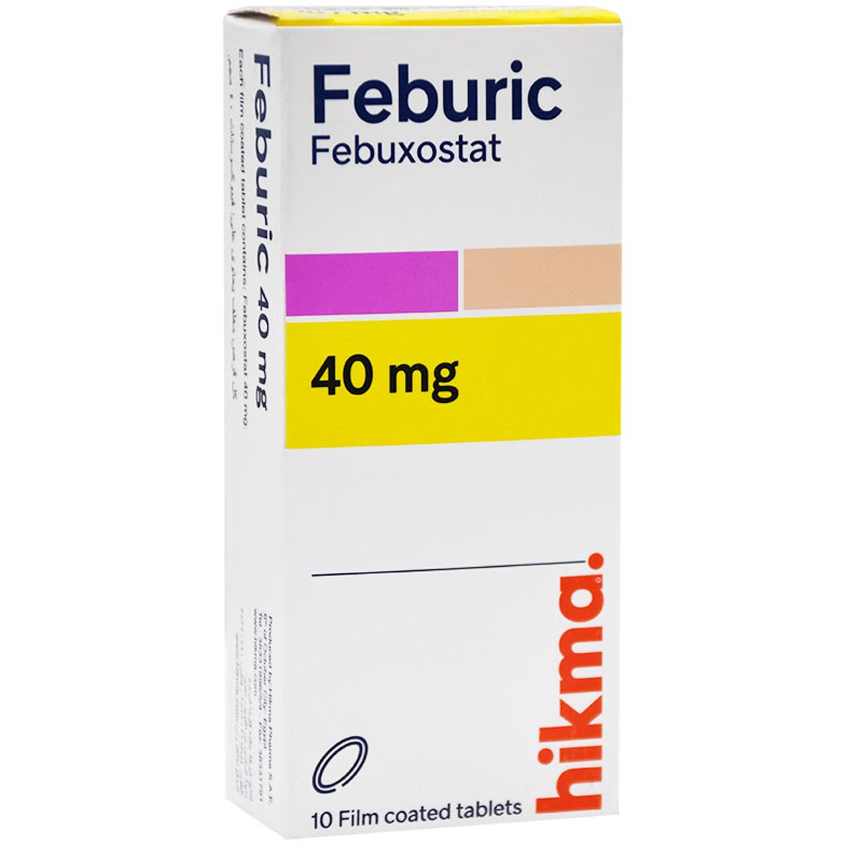 Feburic 40mg 10 Film Coated Tablet image number 0