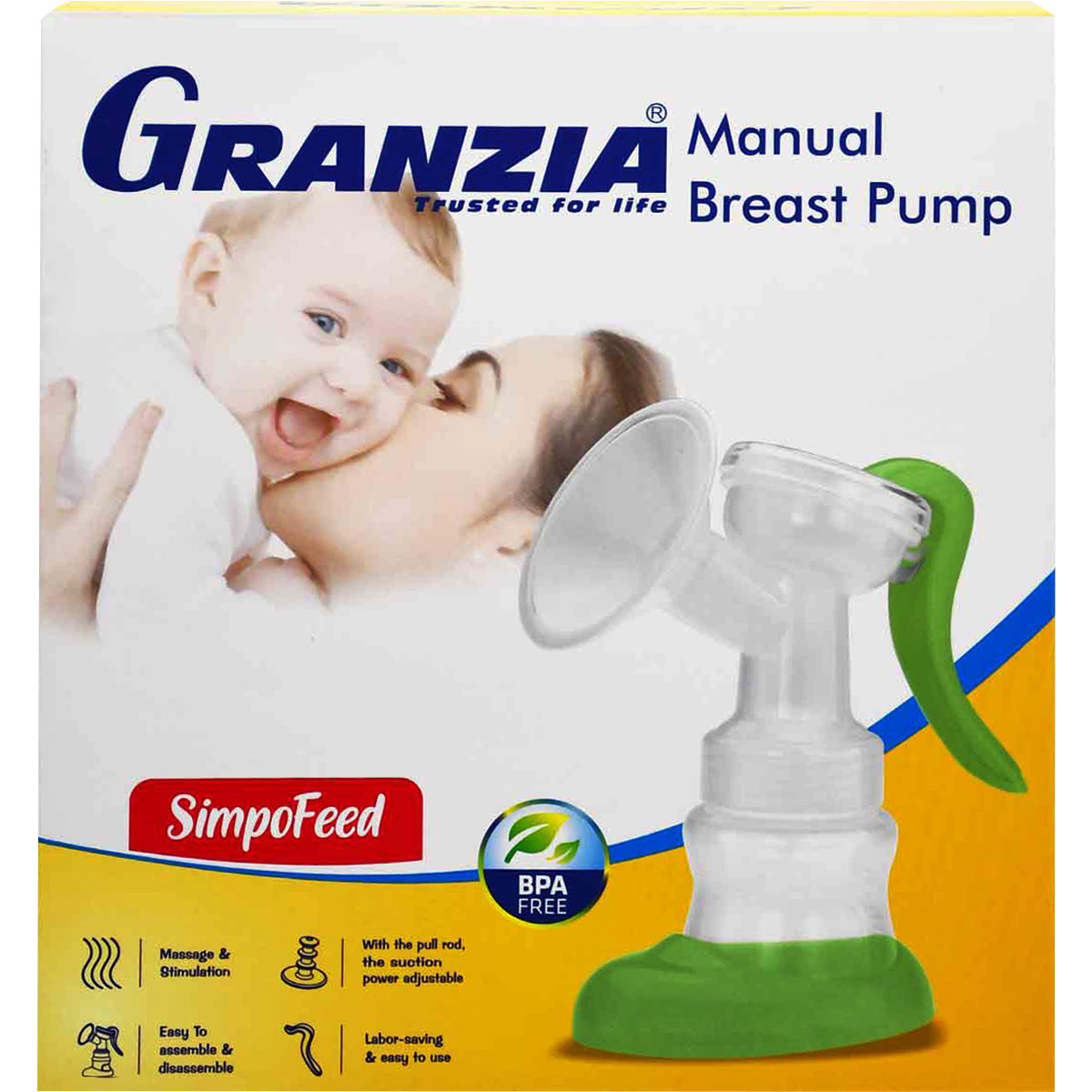 Granzia Manual Breast Pump Simpofeed/XN-2306SY/XH image number 0