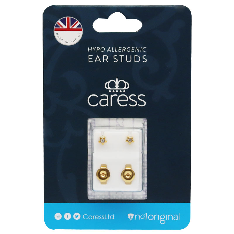Caress Ear Studs Ruby/10 image number 0