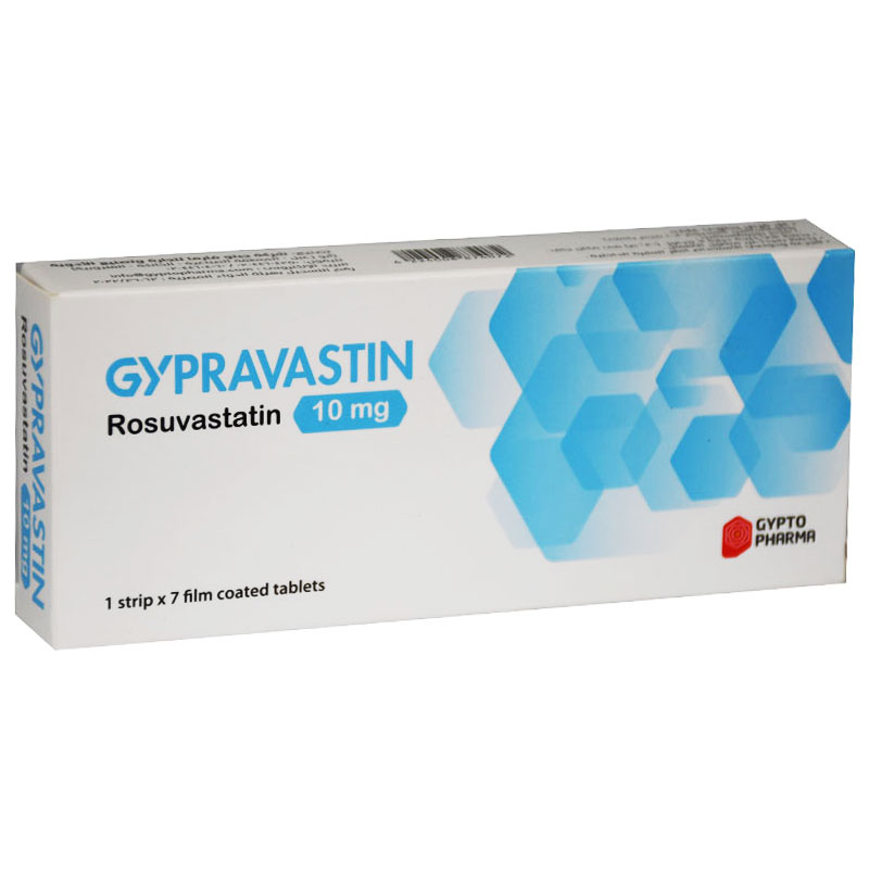 Gypravastin 10mg 7 Film Coated Tablets image number 0