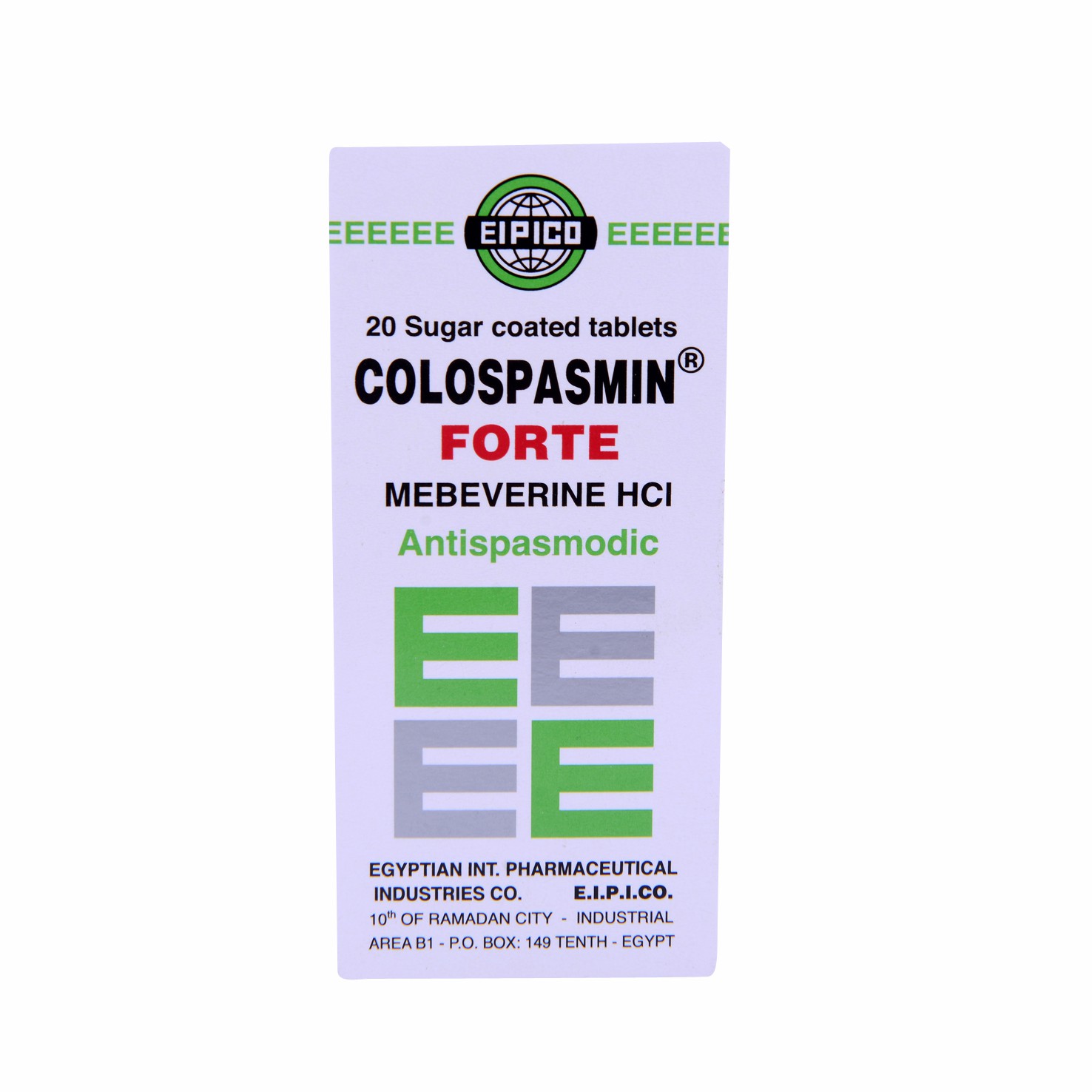 Colospasmine Forte 20 Tablets image number 0
