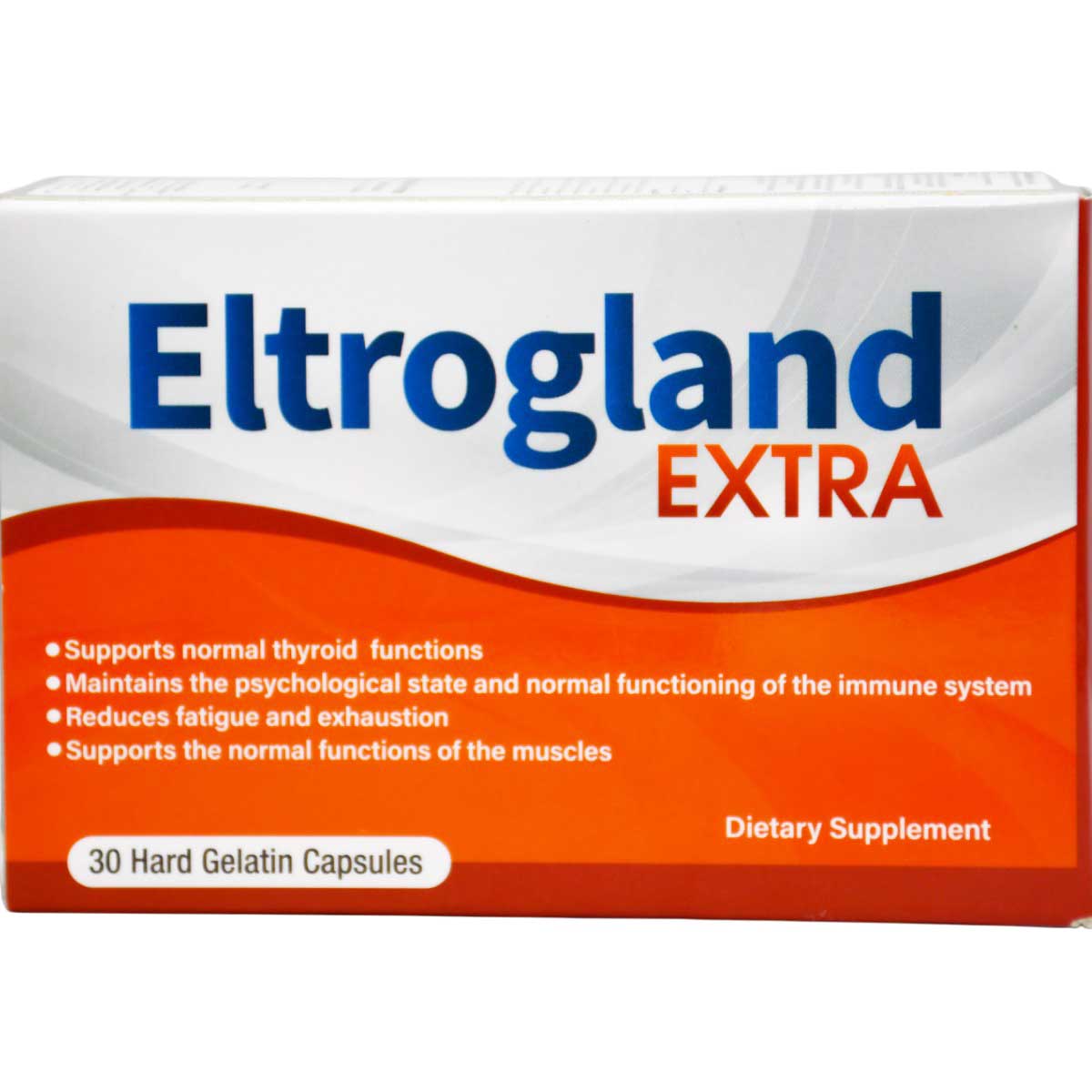 Eltrogland Extra 30 Hard Gelatin Capsules image number 0
