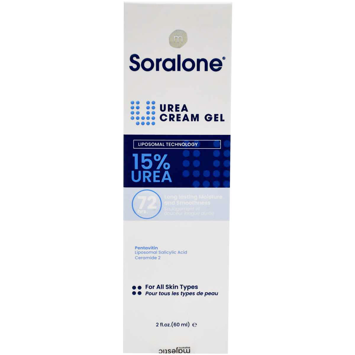 Soralone 15% Urea Moisturizing and Smoothing Cream Gel 60 ml image number 0