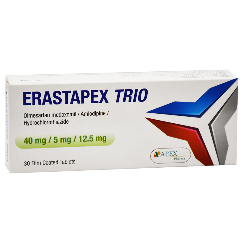 Erastapex Trio 40mg/5mg/12.5mg 30 Film Coated Tablet image number 0