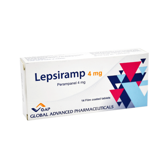 Lepsiramp 4mg 14 Film Coated Tablet image number 0