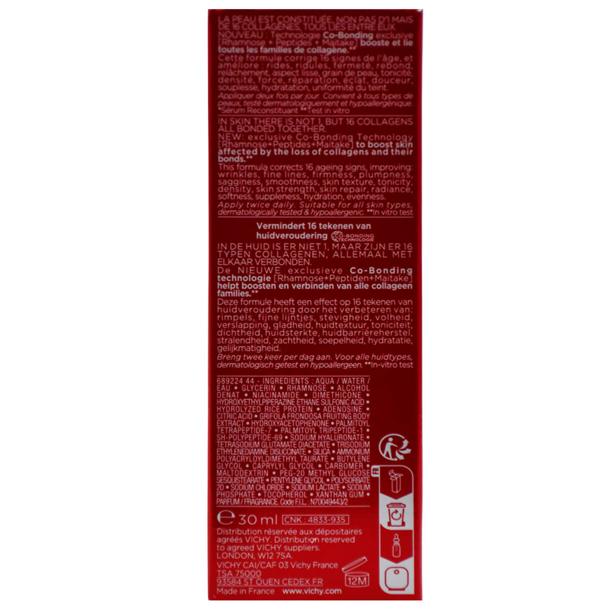 Vichy Liftactiv Collagen 16 Skin Serum 30 ml image number 1