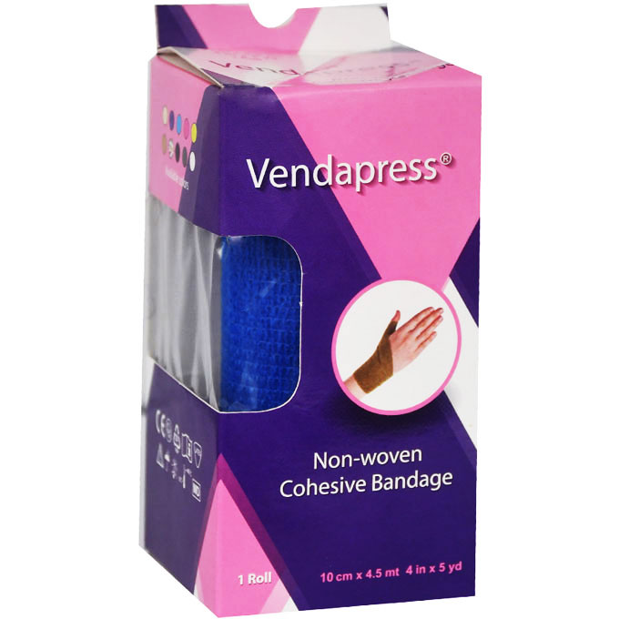 Vendapress Cohesive Bandage 10 Cm x 4.5 meter (Blue) image number 0