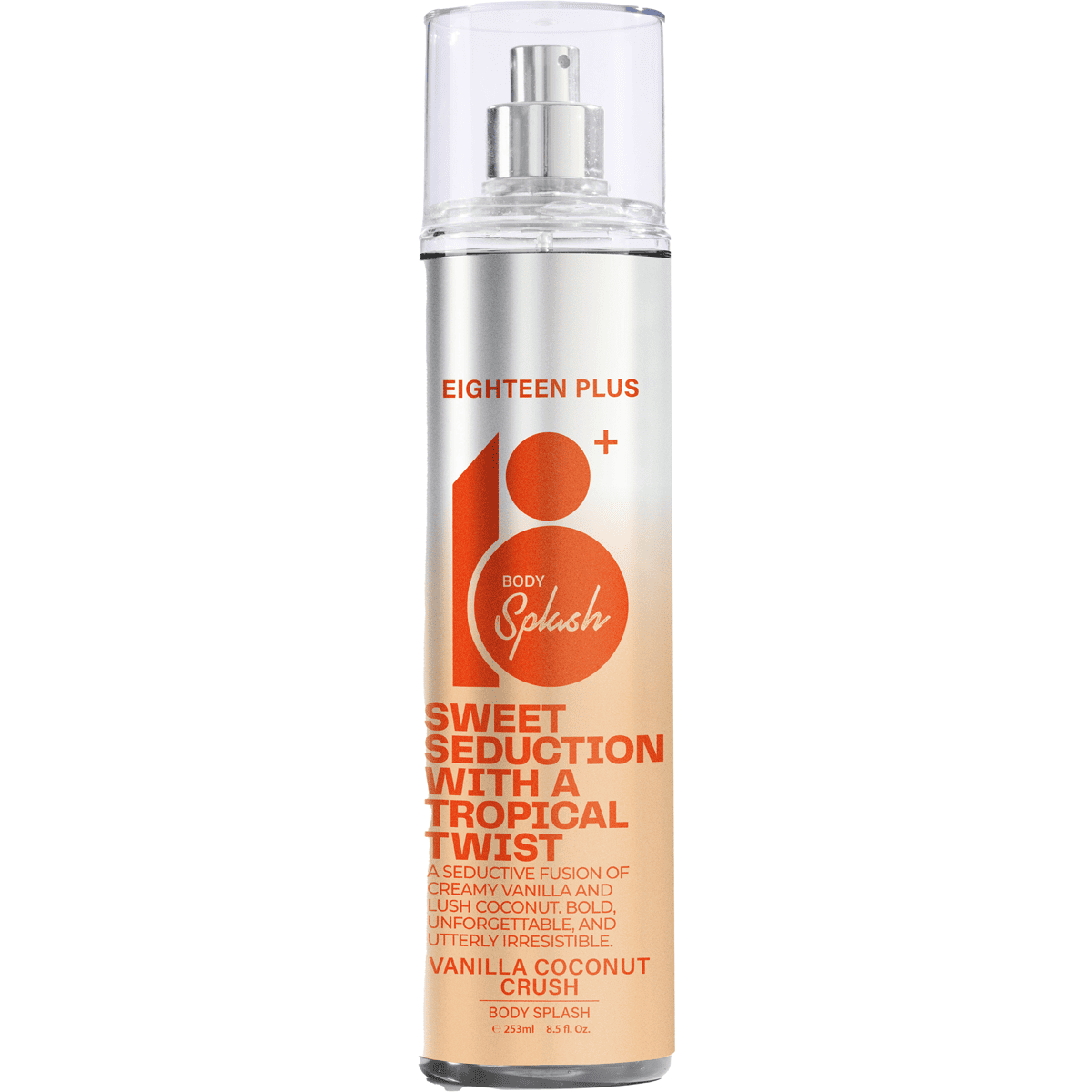 Eighteen Plus Vanilla Coconut Body Splash For Women 253 ml image number 0