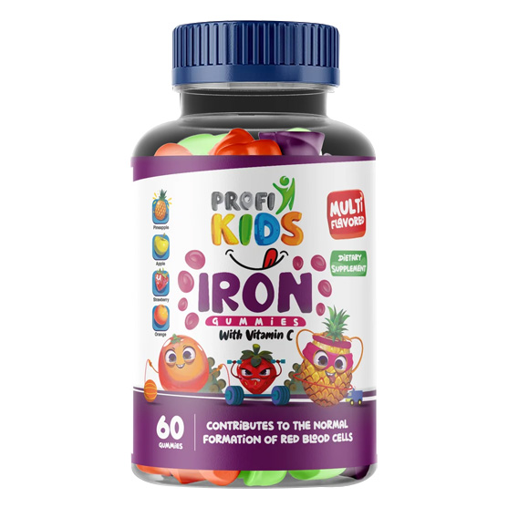 Profikids Iron (Multi Flavor) 60 Gummies image number 0