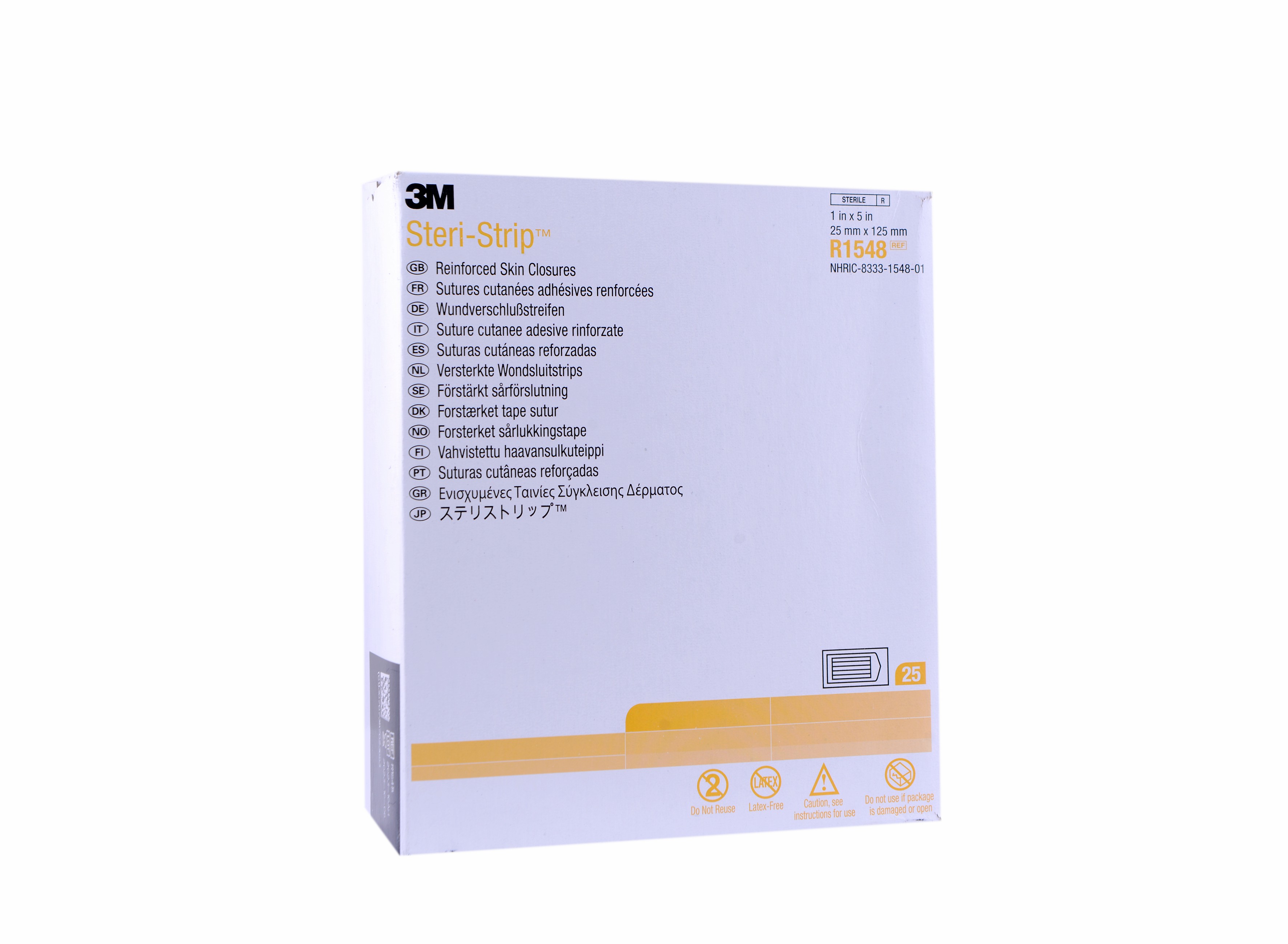 Steri Strip 25X125Mm (R 1548) image number 0
