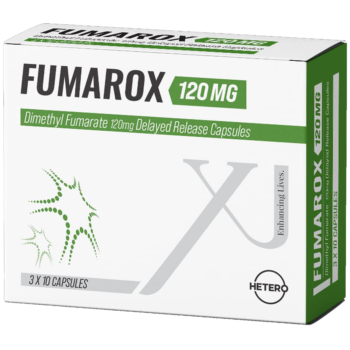Fumarox 120 mg 30 Delayed Release Capsules image number 0