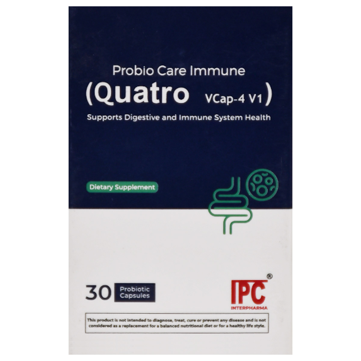 Quatro Vcap-4 V1 30 Capsules image number 0