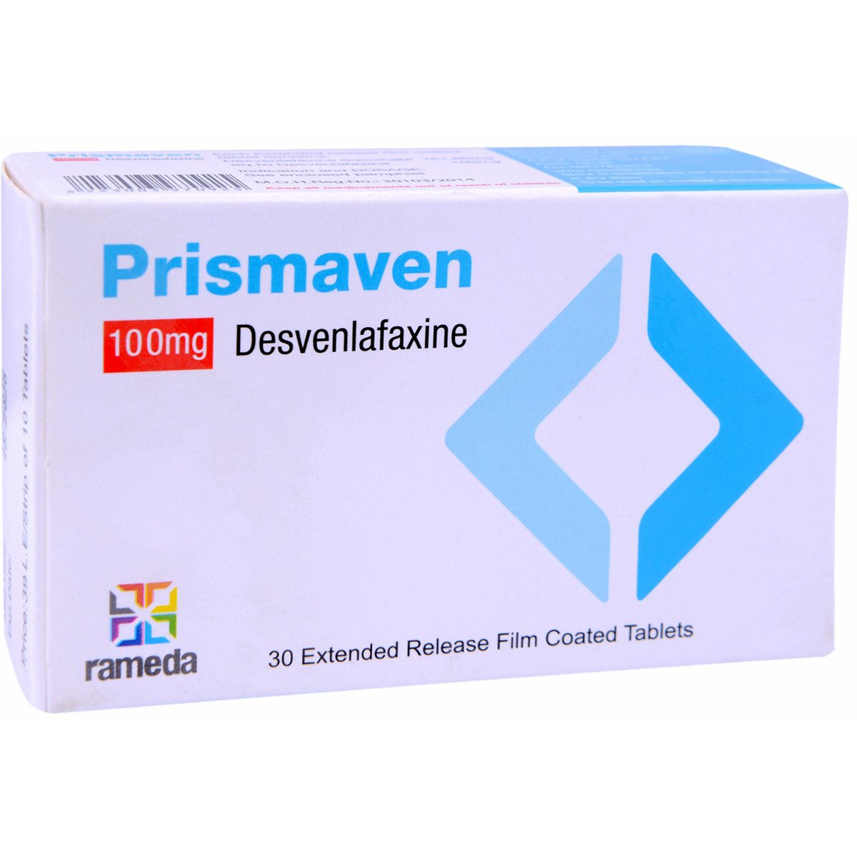 Prismaven 100mg XR (Extended Release) 30 Film Coated Tablets image number 0