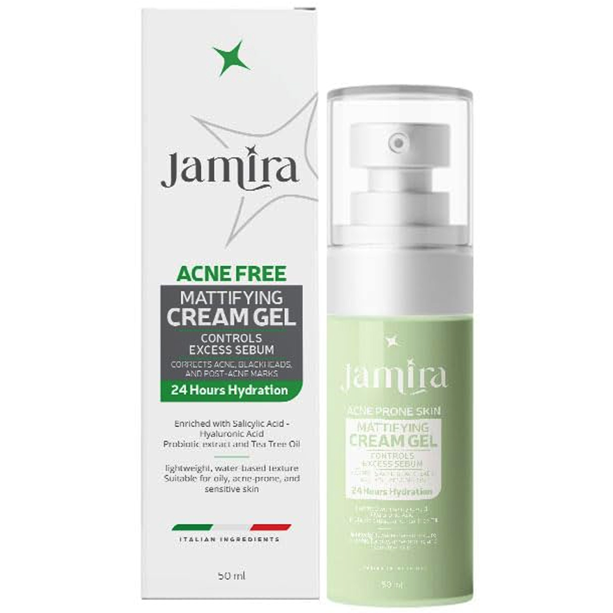 Jamira Acne Prone Skin Mattifying Cream Gel 50 ml image number 0